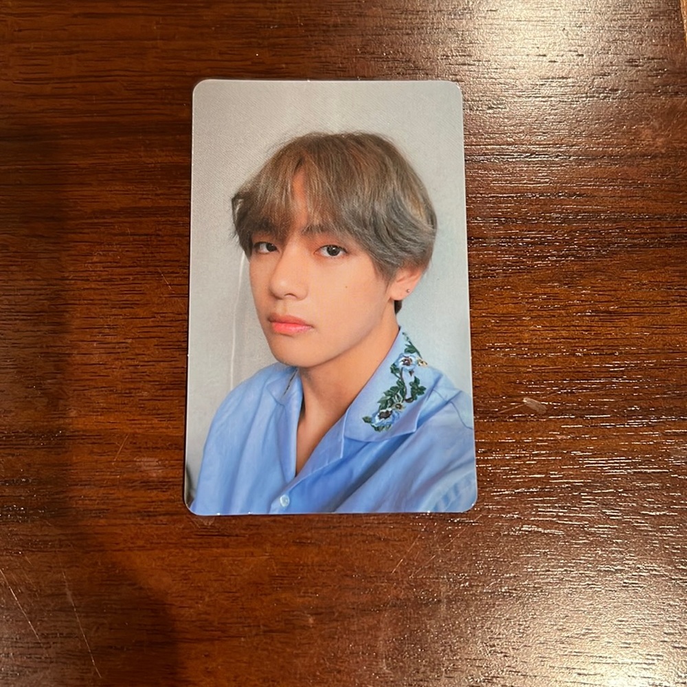 Kim Taehyung Love Yourself Photocard